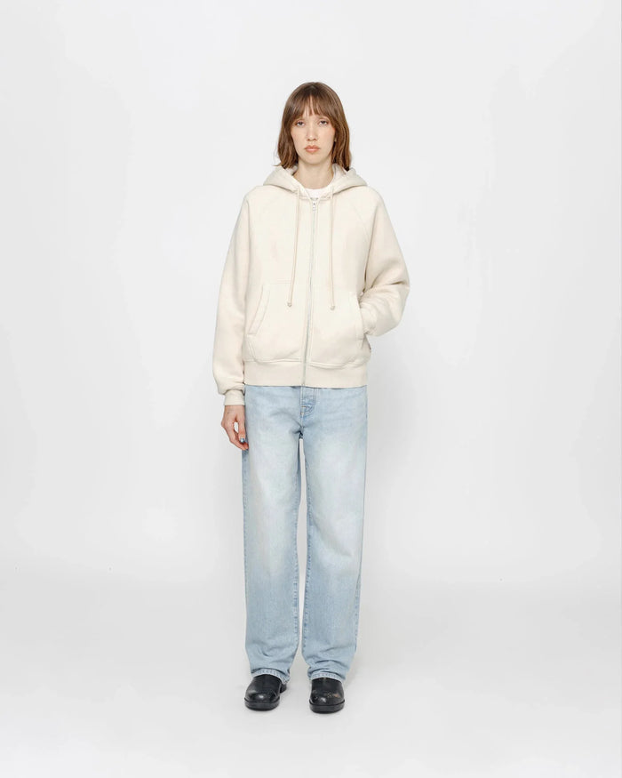 FLEECE RAGLAN ZIP HOODIE - Four Street