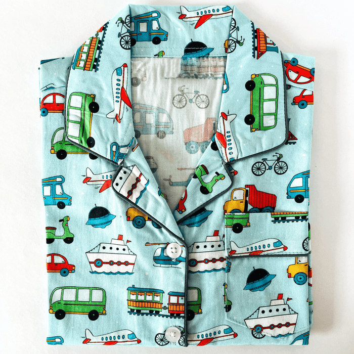 Fun Transport Vehicles Pyjamas - Little Kooma