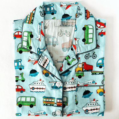 Fun Transport Vehicles Pyjamas - Little Kooma