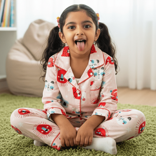 Funny Animal Faces Pyjamas - Little Kooma