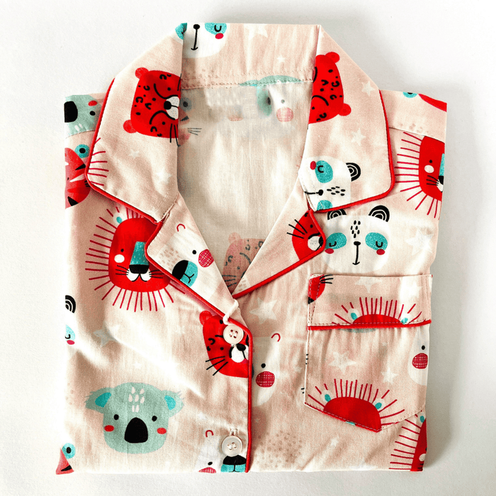 Funny Animal Faces Pyjamas - Little Kooma