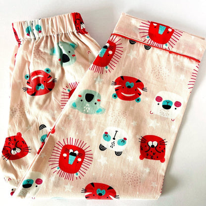 Funny Animal Faces Pyjamas - Little Kooma