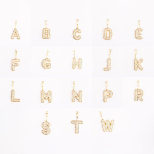 Heather Letter Charms