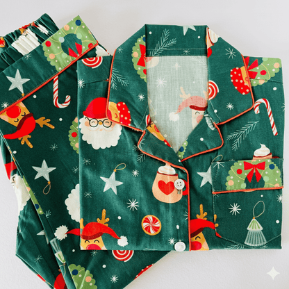 Jolly Santa Pyjamas - Little Kooma