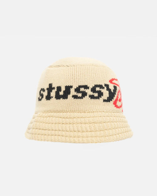 KNIT BUCKET HAT STUSSY SPORT - Four Street