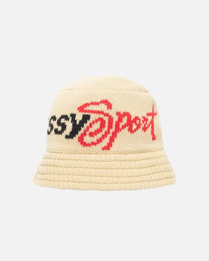 KNIT BUCKET HAT STUSSY SPORT - Four Street