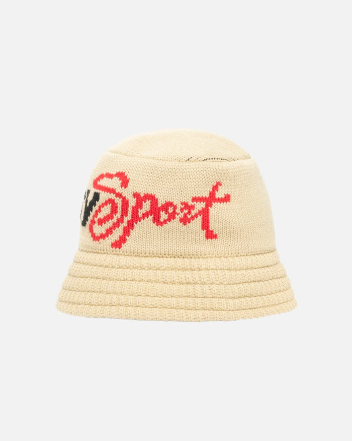 KNIT BUCKET HAT STUSSY SPORT - Four Street