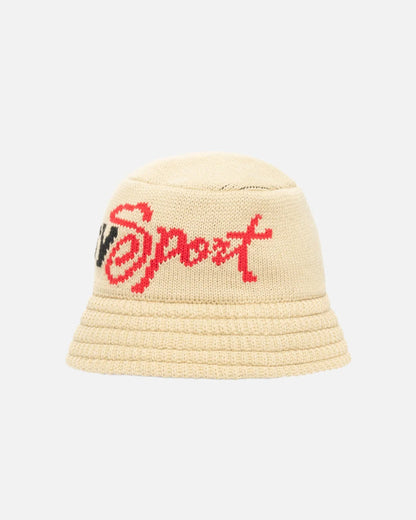 KNIT BUCKET HAT STUSSY SPORT - Four Street