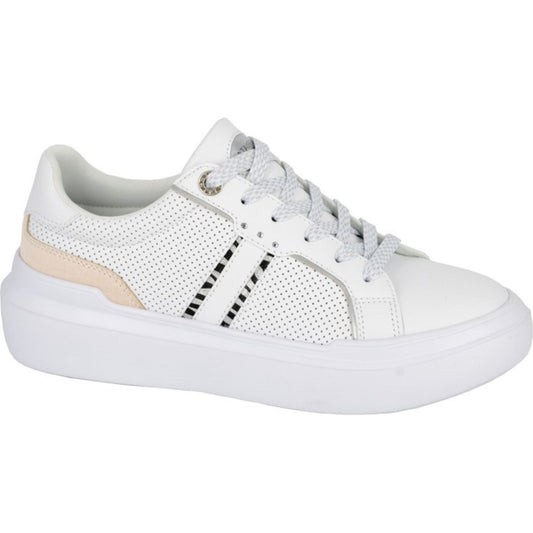 Cipriata Womens Zena Lace Up Diamante Glamour Trainers