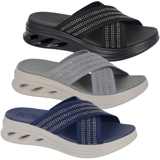 Cipriata Womens Elina Cross Over Sandals