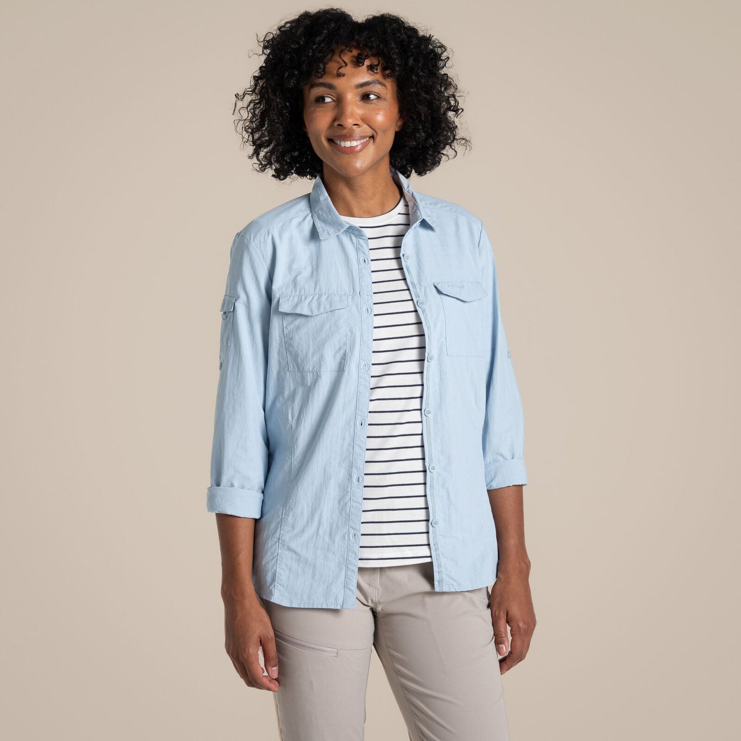 Craghoppers Womens NosiLife Adventure 3 Long Sleeve Shirt