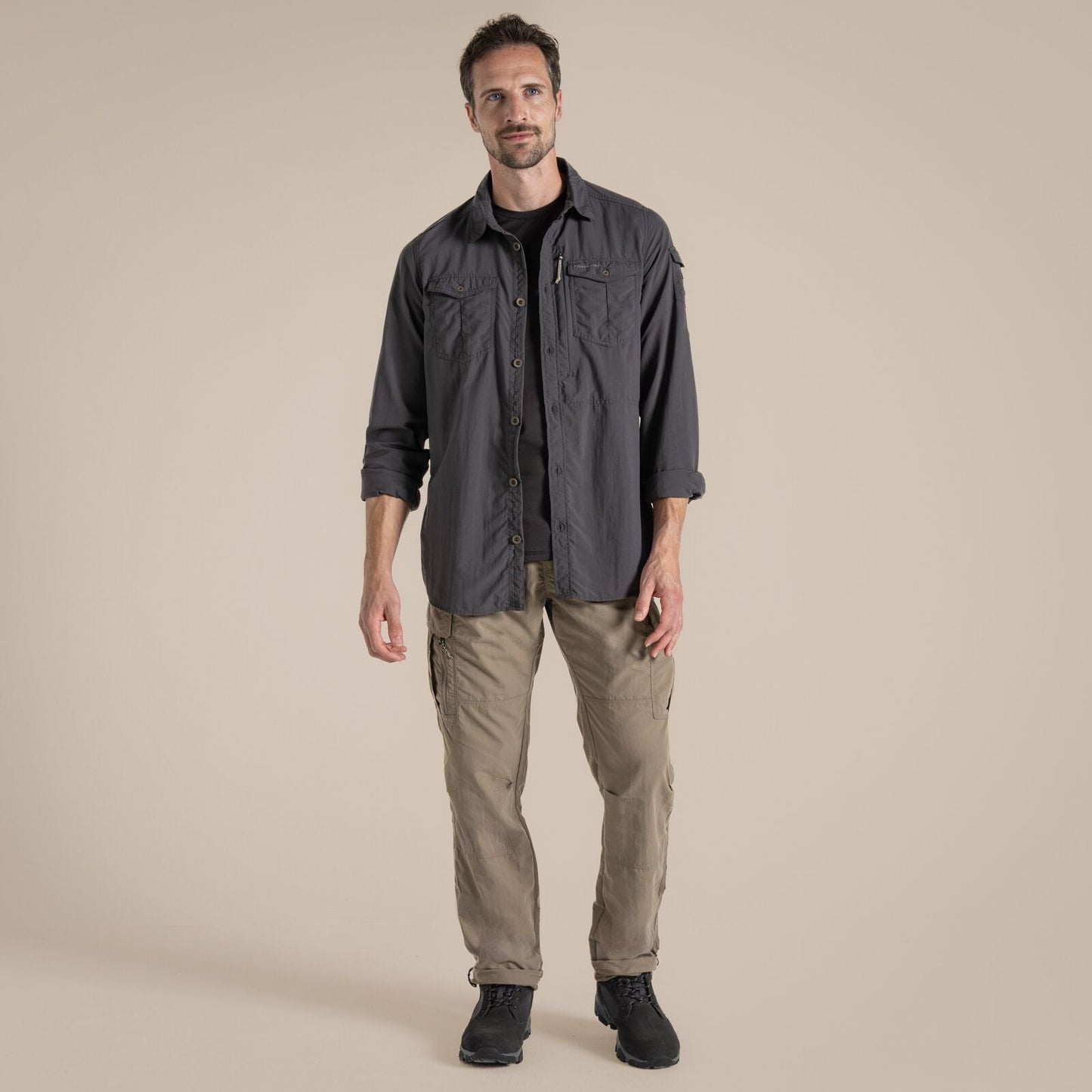 Craghoppers Mens NosiLife Adventure III Long Sleeve Shirt