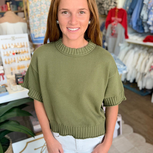 Olivia Top (Olive)