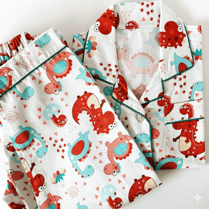 Playful Dinos Pyjamas - Little Kooma