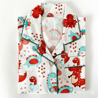 Playful Dinos Pyjamas - Little Kooma
