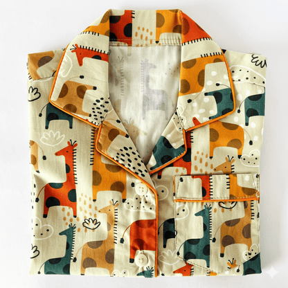Quirky Giraffes Pyjamas - Little Kooma
