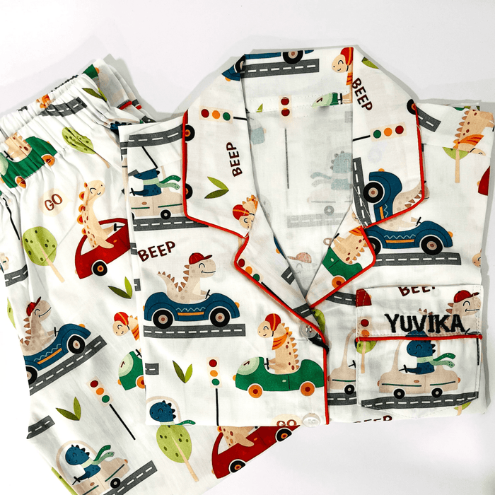 Racing Dino Pyjamas - Little Kooma