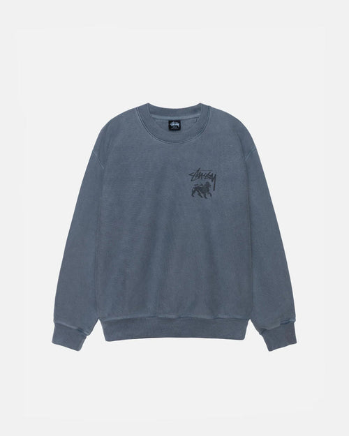RASTA LION CREW PIGMENT DYED - Four Street