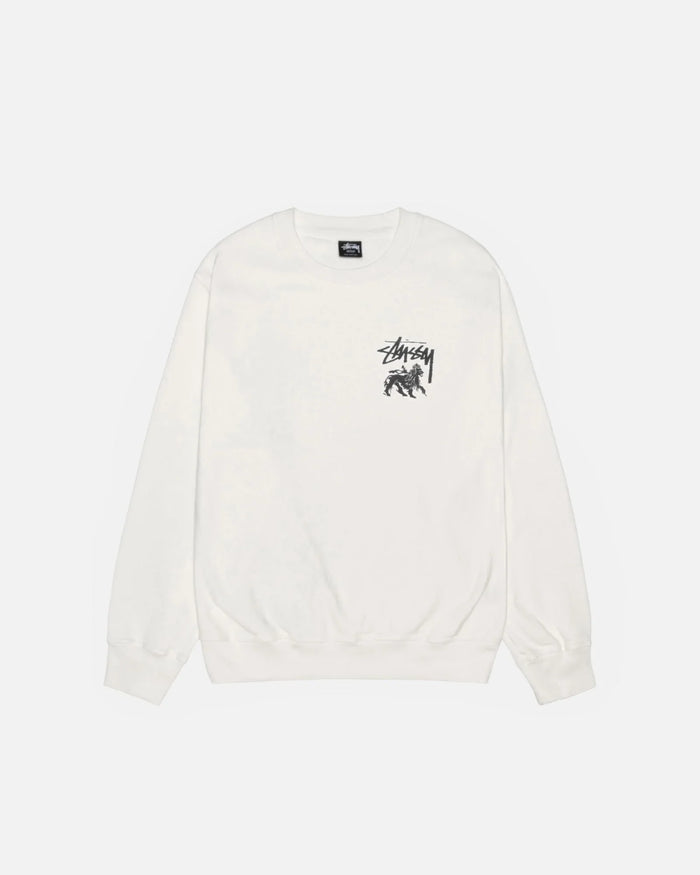 RASTA LION CREW PIGMENT DYED - Four Street