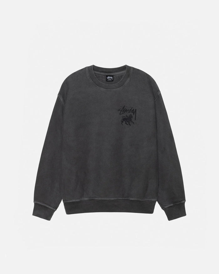 RASTA LION CREW PIGMENT DYED - Four Street