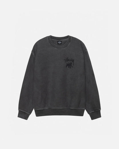 RASTA LION CREW PIGMENT DYED - Four Street