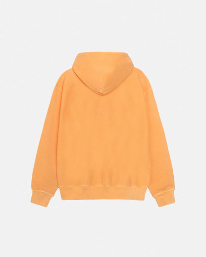 RASTA LION ZIP HOODIE PIGMENT DYED - Four Street