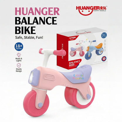 Ready Stock Kids Balance Bike Toddler Walker Lightweight Silent Indoor Outdoor 18 Months + - Little Kooma