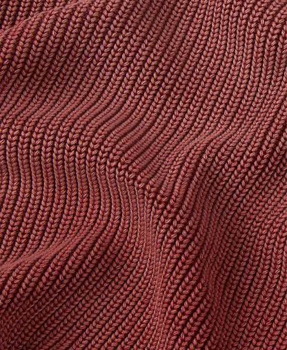 7 Gauge 'Faded Red' Knit