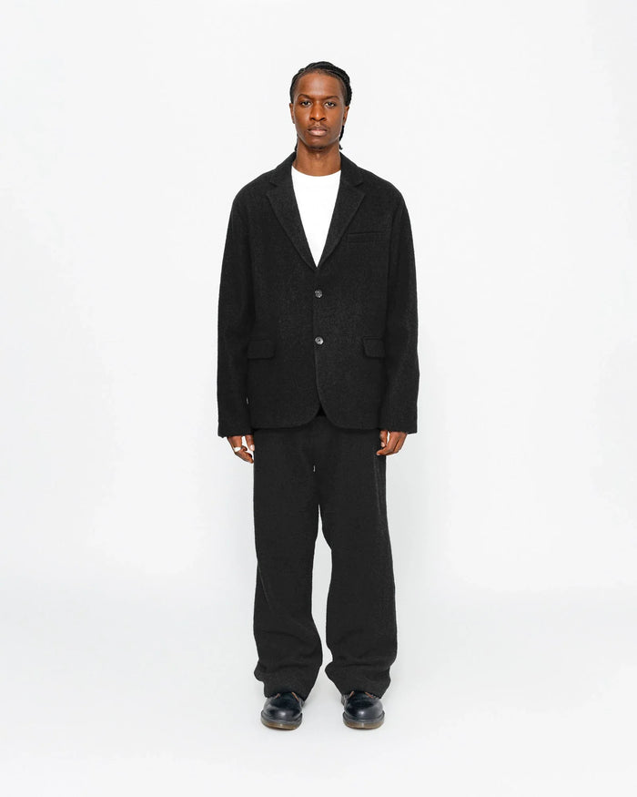 RELAXED TROUSER TEXTURED WOOL - Four Street