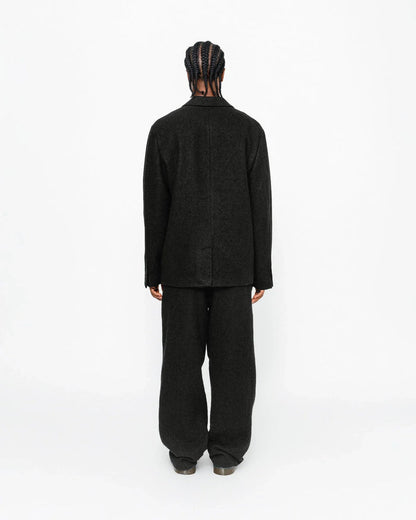RELAXED TROUSER TEXTURED WOOL - Four Street