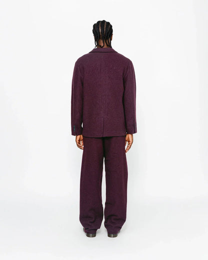 RELAXED TROUSER TEXTURED WOOL - Four Street