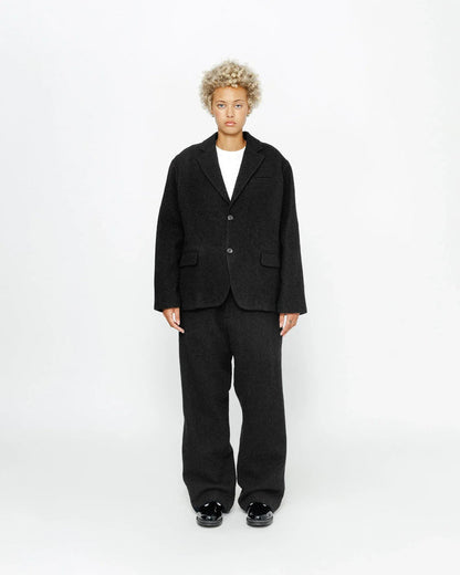 RELAXED TROUSER TEXTURED WOOL - Four Street