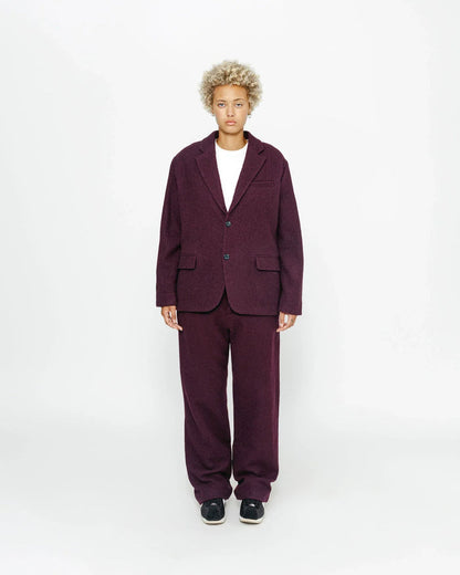 RELAXED TROUSER TEXTURED WOOL - Four Street