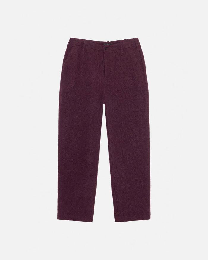 RELAXED TROUSER TEXTURED WOOL - Four Street