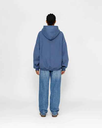 SATIN PATCH HOODIE - Four Street