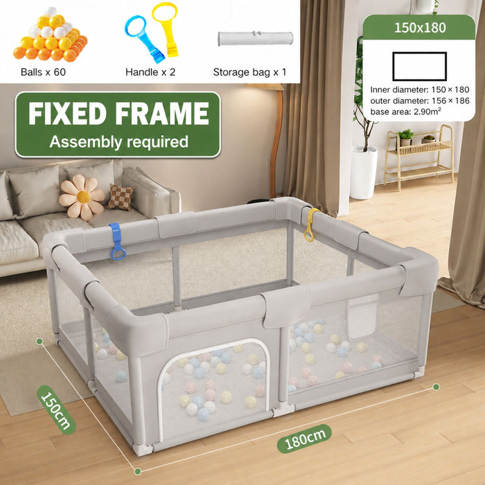 Playpen Only (Grey Fixed Frame) / 150x180cm