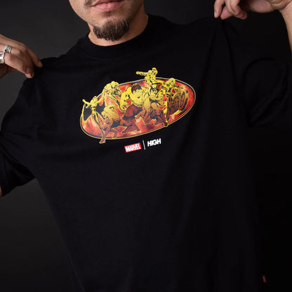 Tee Heroes Black - Four Street
