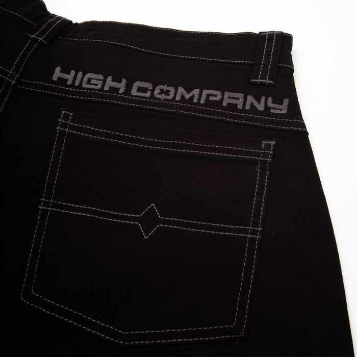 Twill Pants Target Black - Four Street