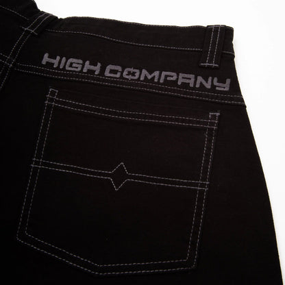 Twill Pants Target Black - Four Street